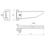 Kép 4/4 - Kopos DRT 200 F Konzol (SPT és I80 profílhoz) -24db
