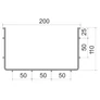 Kép 3/3 - Kopos DZ 110X200 BF Huzalrács tálca -3/6m