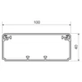 Kép 2/2 - Kopos EKD 100X40 HD Kábelcsatorna -2/8m