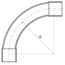 Kép 2/2 - Kopos 4150 LB Védőcső könyök 750N -5/30db