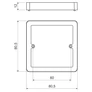 Kép 2/2 - Kopos NR 80/R HB Emelő keret -10/240db