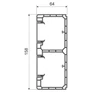 Kép 2/2 - Kopos PK 160X65 D HD PARAPET csat. 2 rek. 45mm sz. D 2/6m