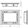 Kép 2/2 - Kopos PP 80/K-5 LB Padlódoboz átvezető fedéllel