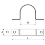 Kép 2/2 - Kopos 6810 S Fém bilincs -100/3000db