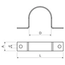 Kép 2/2 - Kopos 5225 PC ECZ Fém bilincs EN fekete -100db