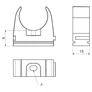 Kép 2/2 - Kopos 5363 FB Védőcső bilincs -10/240db