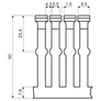 Kép 2/3 - Kopos RK 60X60 LD Perforált csatorna -2/36m
