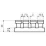 Kép 2/3 - Kopos RK 25X25 DIN LD Perforált csatorna -2/48m