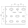 Kép 3/3 - Kopos RK 75X75 DIN LD Perforált csatorna -2/24m