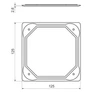 Kép 2/2 - Kopos V 110 L HB Tető KO 110/L-hez -10/120db