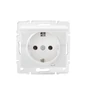 Kép 2/2 - KANLUX 25086 LOGI 02-1230-102 feh, Dugalj IP44 csapfedeles