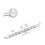 Kép 2/2 - KANLUX 33302 L60 11W/M 12IP00-WW LEDSZALAG, 12V DC 5m, energiaosztály.:G