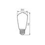 Kép 2/2 - KANLUX 33513 XLED ST64C 7W-NW fényforrás, E27, energiaosztály.:E