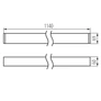 Kép 2/2 - KANLUX 34050 AL-MM-NW-MAT-B-NT lámpa
