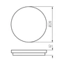 Kép 2/2 - KANLUX 35004 STIVI LED 10W-NW-O lámpa, energiaosztály.:D