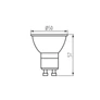 Kép 2/2 - KANLUX 35248 IQ-LEDDIM GU10 7W-CW fényf., GU10 fényerőszabályozható, energiaosztály.:G