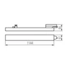 Kép 2/2 - KANLUX 38390 LTL 38W-114-CCT-W lámpa 114 cm