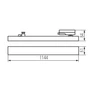 Kép 2/2 - KANLUX 38393 LTL 38W-114-CCT-ADJ-B lámpa 114 cm