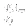 Kép 2/2 - KANLUX 38592 GIVRO - HOLDER tartó 10 db/csomag