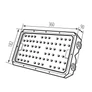 Kép 2/2 - KANLUX 38600 FL STADER 200W 60D NW refl., energiaosztály.:C