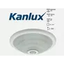 Kép 3/7 - Kanlux Mennyezeti lámpatest, cserélhető fényforrású, 2xE27 max.40W, mozgásérzékelős 360°,IP20, fényforrás nélkül  FOGLER DL-240O