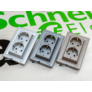 Kép 3/4 - Schneider Electric ASFORA dugalj 2x2P+F kerettel, fehér EPH9900121
