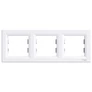 Kép 1/3 - Schneider EPH5800321 ASFORA Hármas keret, vízszintes, fehér