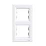 Kép 1/3 - Schneider EPH5810221 ASFORA Kettes keret, függőleges, fehér