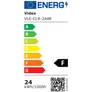 Kép 3/3 - LED mennyezeti lámpatest VIDEX-MILA-24W-NW VLE-CLR-244R