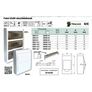 Kép 5/5 - Tracon EDFK-4/1 Falon kívüli elosztódoboz, füstszínű ajtóval, N/PE sínnel 1×4 modul, IP40, (H×W×D=200×112×92mm)