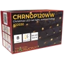 Kép 3/3 - Tracon CHRNOP120WW Karácsonyi fényháló, kültéri/beltéri (X22030) 230VAC, 5+1x1,5M, 120LED, 3,6W, 2600-2700K, IP44