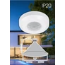 Kép 3/3 - VIVALUX Infravörös mozgásérzékelő; 230V; IP20; kerek; Ø76x20.2mm; felületre szerelhető;  400W; LED 200W; fehér; VIV004340
