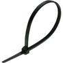 Kép 1/2 - Tracon 251PR, kábelkötegelő 250x4,8 mm, fekete, hagyományos, műanyag PA 6.6 Tracon 