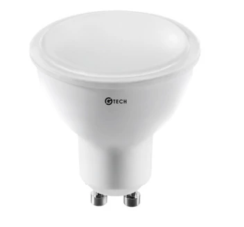 GTV GT-GU10WW5W-3 G-TECH LED izzó, 3 db, GU10, 3000K, 5,0W, AC220-240V, 120°, 400lm, 54mA