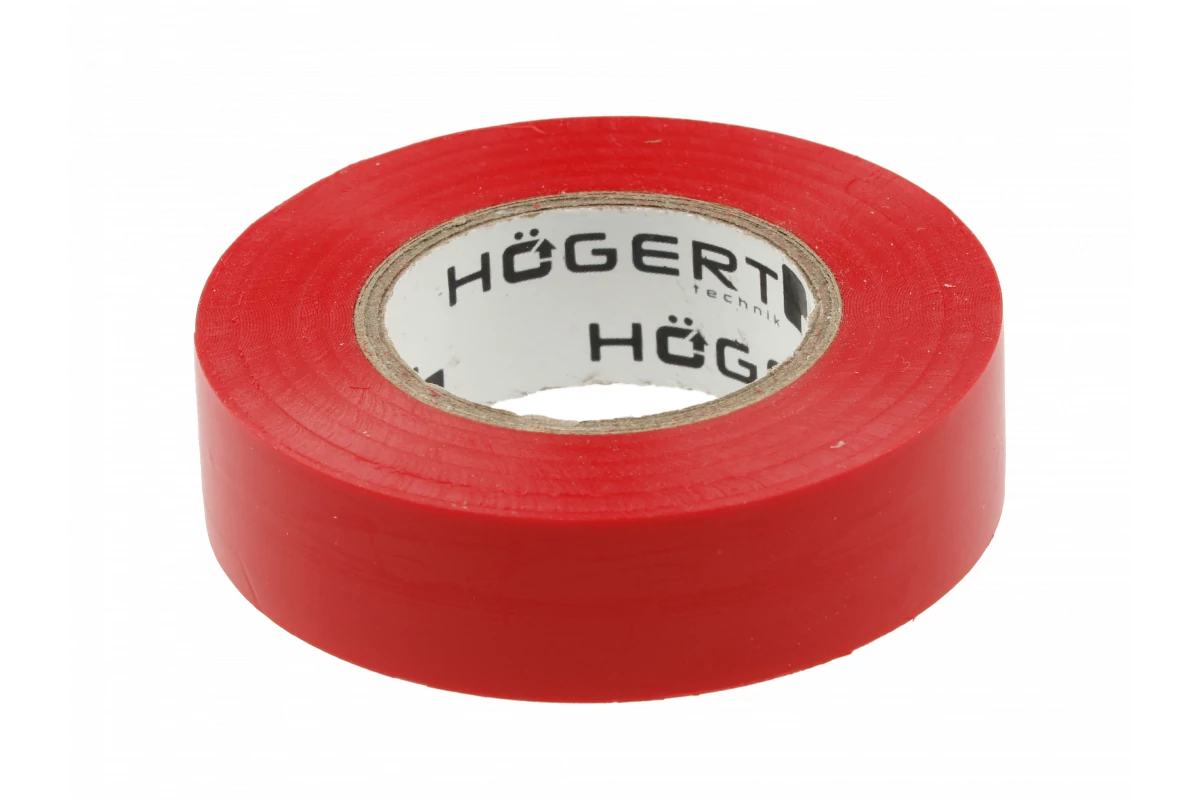 HÖGERT HT1P282 Szigetelőszalag 0,13 mm x 19 mm x 20 m, piros