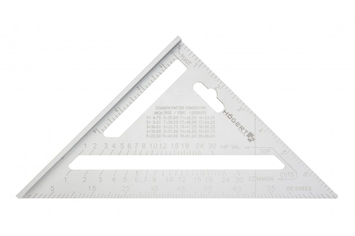 HÖGERT HT4M216 Carpenter's Protractor gérvágó keret 185 mm