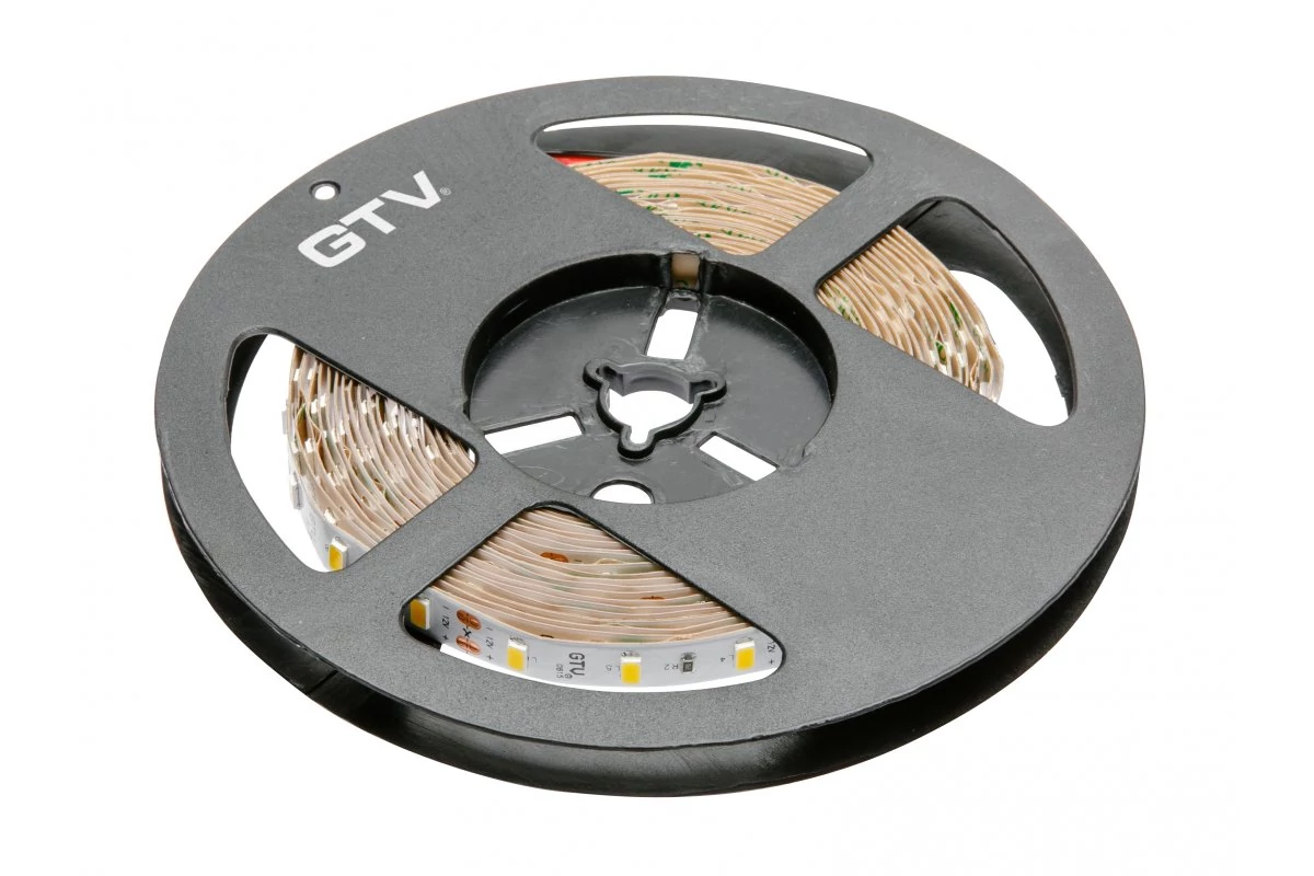 GTV LD-5630-300-20-CB Flash Strip 5630, 300 LED meleg fehér, 80W, gél nélkül 10mm, tekercs 5m, 12V