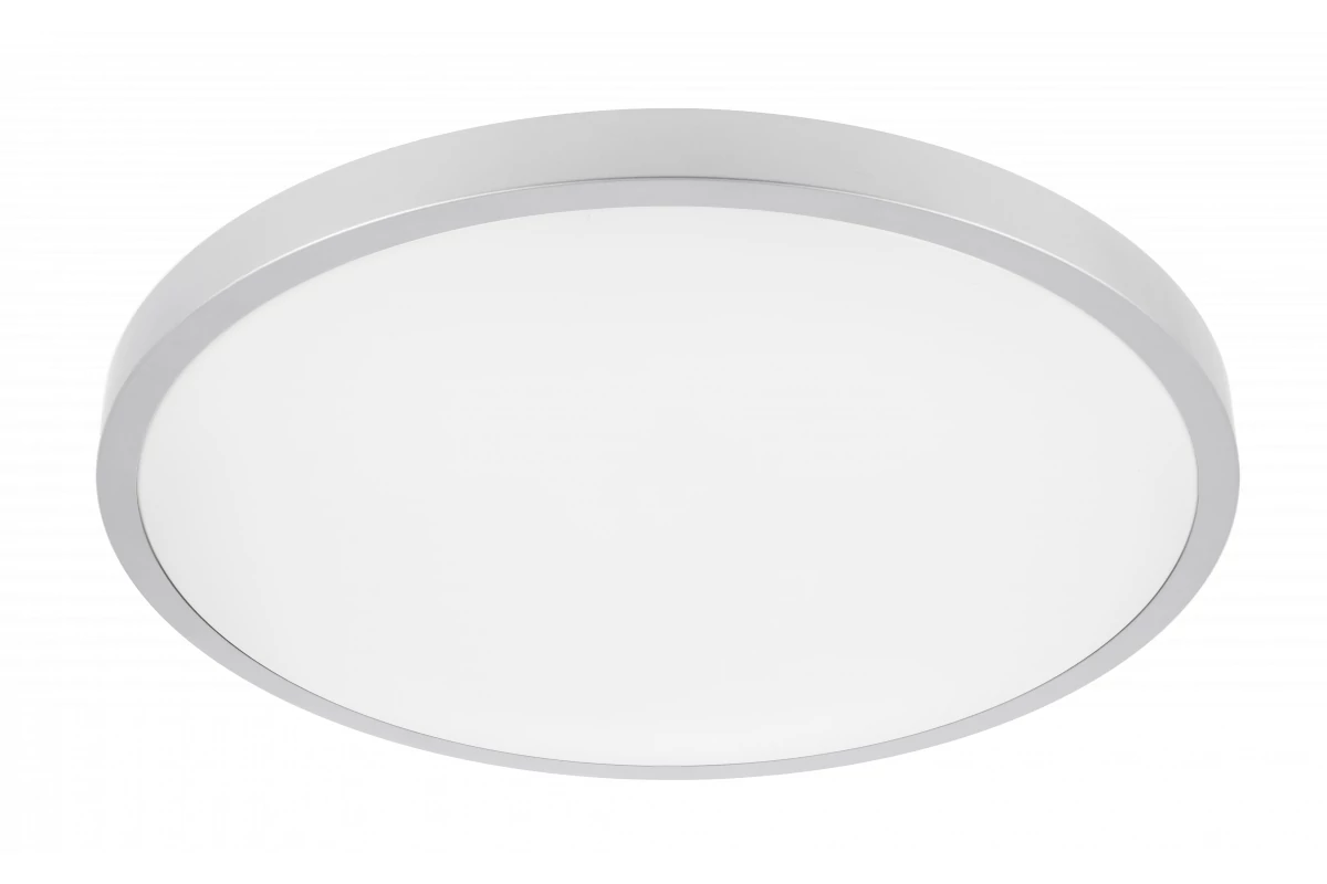 GTV LD-ATOL32W-NW-02 Mennyezeti lámpa ATOL LED, Ø400mm, 4000K, 32W, 2560lm, AC220-240V, 50/60 Hz, PF>0,9, IP54, ezüst, 3y