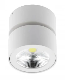 GTV LD-BNC15WOB-NB Lámpa LED BIANCO, 15W, 1500lm, AC220-240V, 50/60 Hz, PF> 0.5, Ra≥80, IP20, IK06.36 °, 4000K, kerek, fehér
