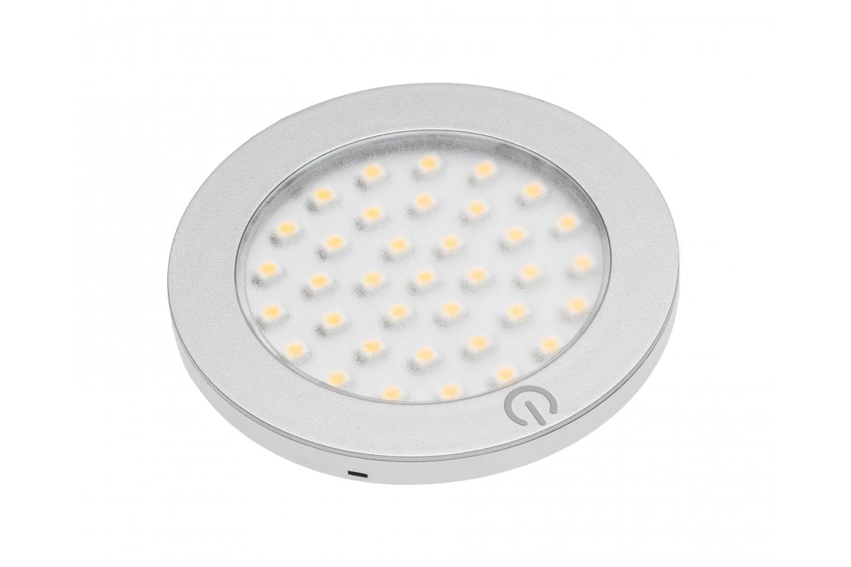 GTV LD-CS36CB-53 LED lámpatest Castello kapcsolóval, 12V DC, 2.8W, 36 SMD3528, meleg fehér, 200cm kábel miniAM-mal