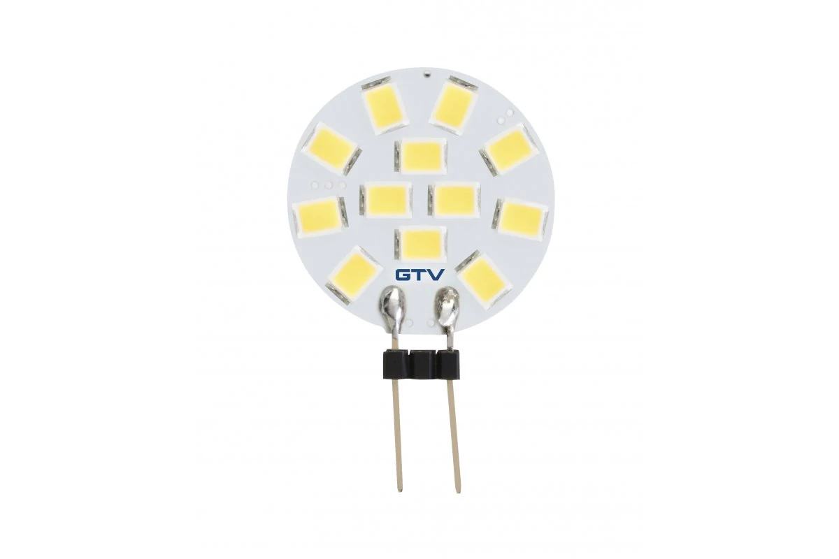 GTV LD-G4015W-30 LED izzó 1,5W, G4, SMD 2835, meleg fehér, sugárzási szög 180*, DC12V 160lm, 3000K