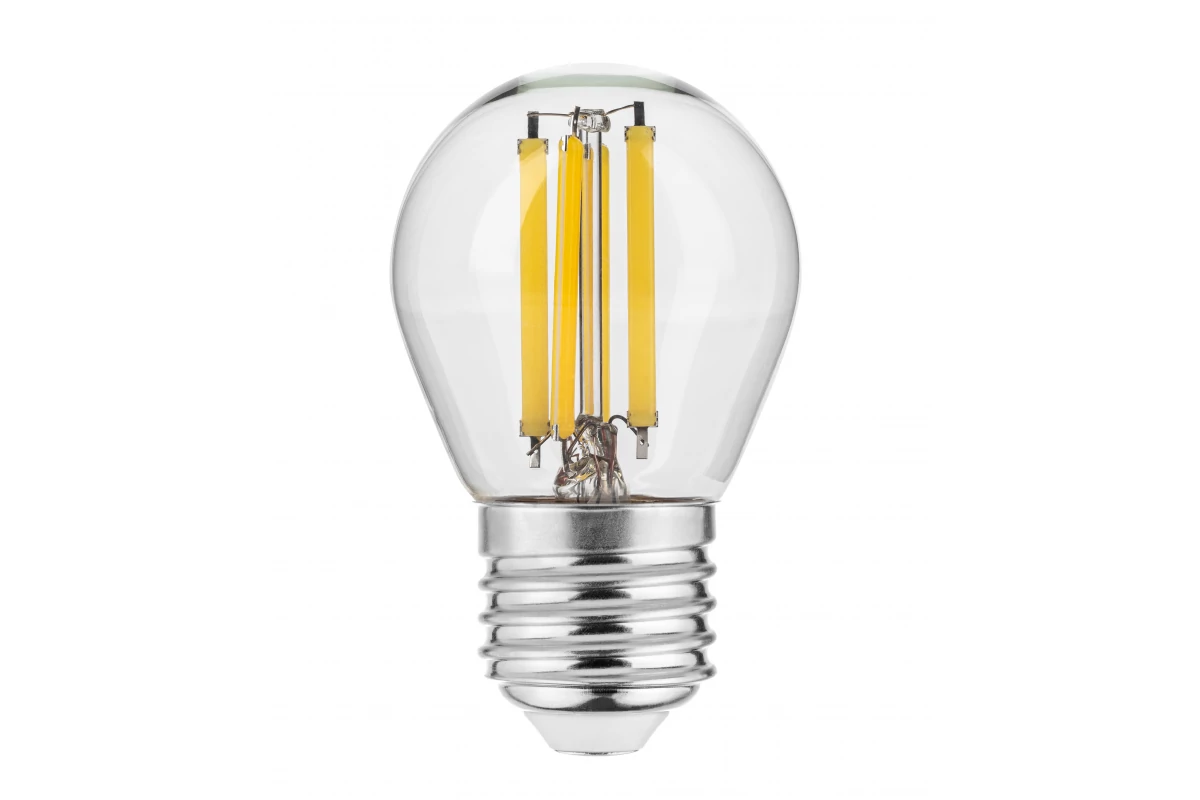 GTV LD-G45FLE6-40 LED FÉNYFORRÁS, FILAMENT, AG, G45, 4000K, E27, 5,8W, AC220-240V, 360°, 640lm, 50mA