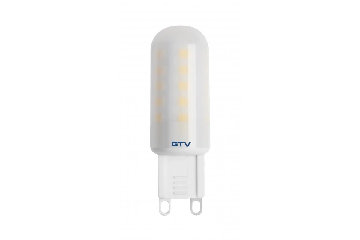 GTV LD-G96440-32 LED IZZÓ SMD 2835, MŰANYAG, MELEG FEHÉR, G9, 4W, AC 230V, 360° FÉNYSZÖG, 300 lm, 43 mA