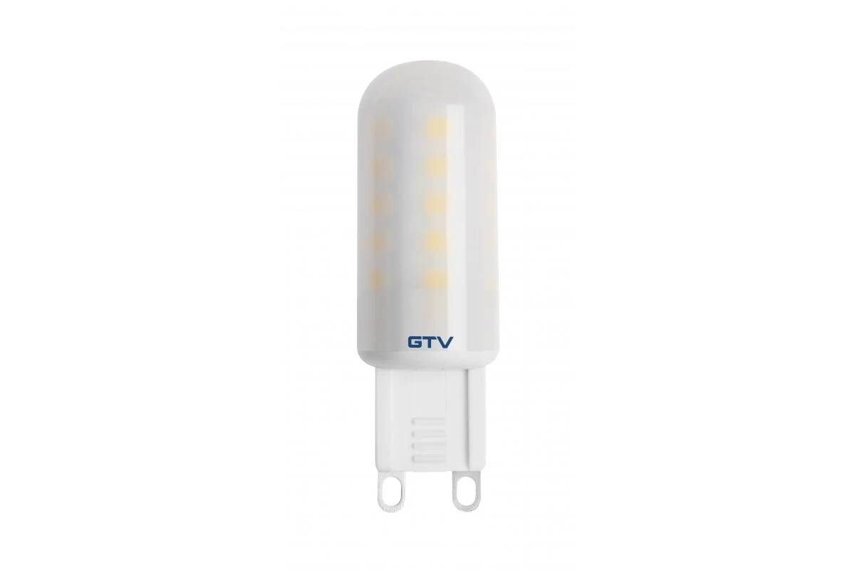 GTV LD-G96440-45 LED IZZÓ SMD 2835, MŰANYAG, SEMMIFEHÉR, G9, 4W, AC 230V, 360° FÉNYSZÖG, 320 lm, 43 mA