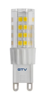 GTV LD-G9P5W0-30 LED FÉNYFORRÁS, SMD 2835, WARM WHITE G9, 5W, AC220-240V, 360° FÉNYSZÖG, 420lm, 43mA, 3000