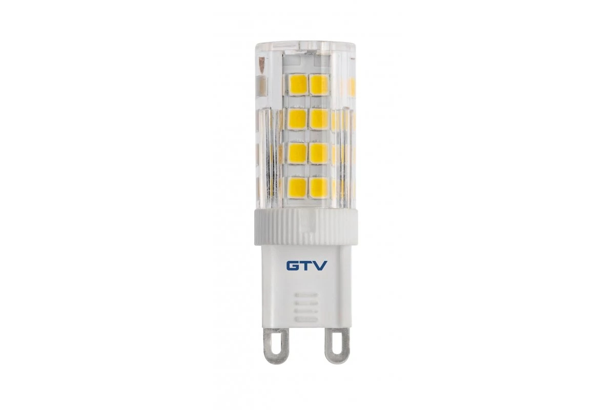 GTV LD-G9P5WE0-30 LED FÉNYFORRÁS, A-G, G9, 3000K, 5,0W, AC220-240V, 360°, 400lm, 54mA