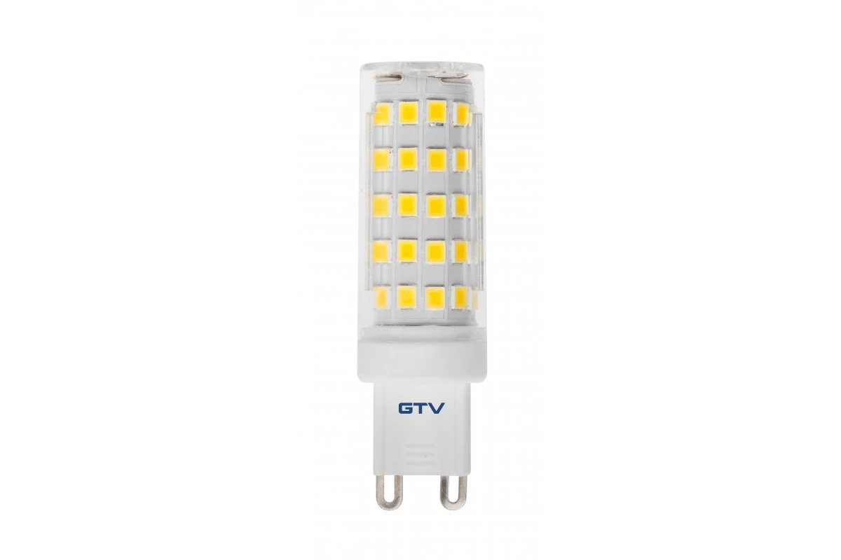 GTV LD-G9P67W0-30 LED FÉNYFORRÁS, A-G, G9, 3000K, 6,5W, AC220-240V, 360°, 600lm, 57mA