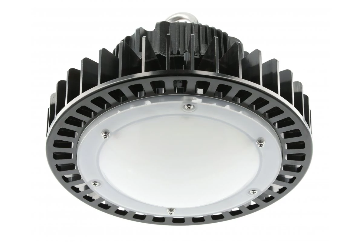 GTV LD-HB150W-40 LED highbay ARIZONA 150W, 18000lm, AC85-265V, 50/60Hz, IP65, sugárzási szög 120°, semleges fehér, fekete ház