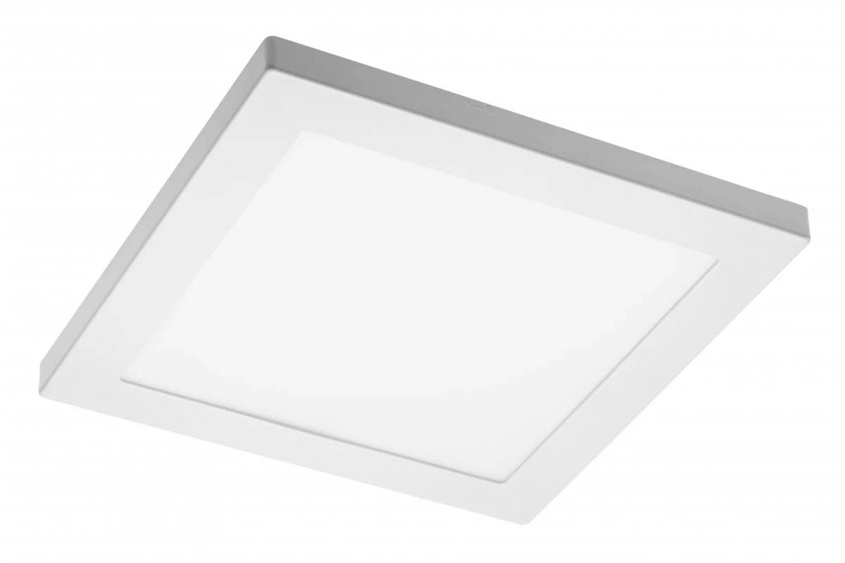 GTV LD-MZ18WKW-NB LED lámpatest MOZA, 18W, 1500lm, AC220-240V, 50/60Hz, PF>0,5, RA≥80, IP40, 120°,4000K, négyzet, fehér