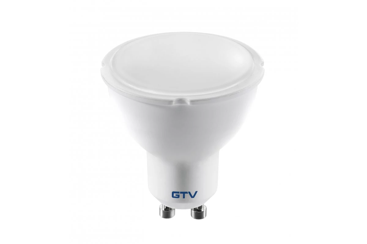 GTV LD-NGU10P-1W LED FÉNYFORRÁS, A-G, SMD 2835, GU10, 3000K, 1.0W, AC180-250V, 120°, 110lm, 14mA